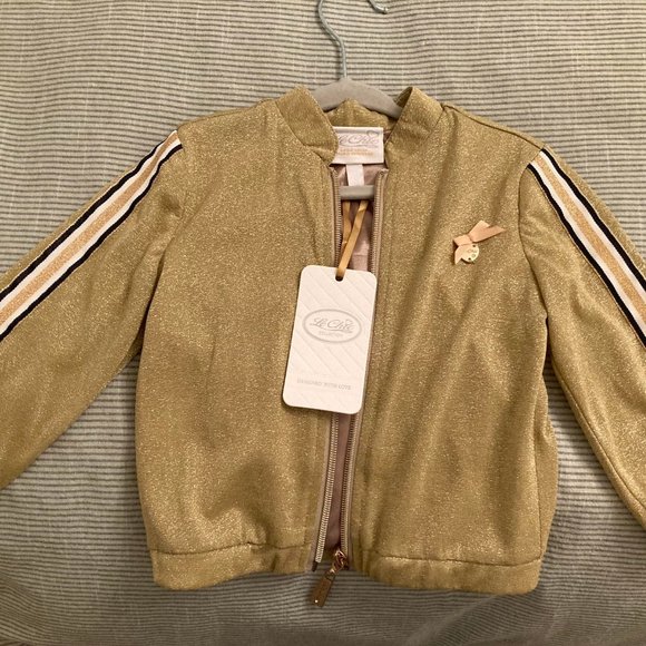 Le Chic gold and pink baby set - Picture 2 of 8